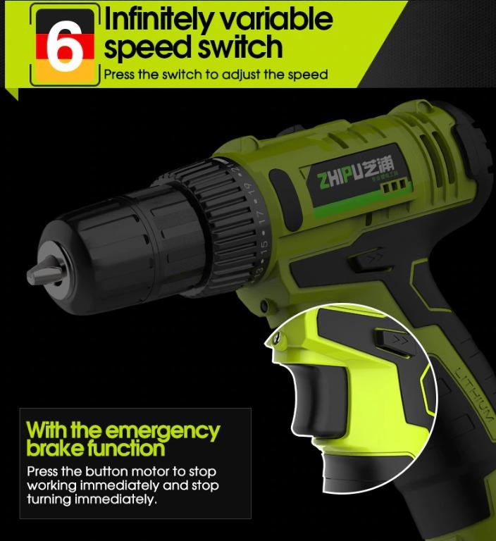 Zhipu cordless drill on sale