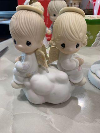 Precious Moments Figurine . But Love Goes on Forever