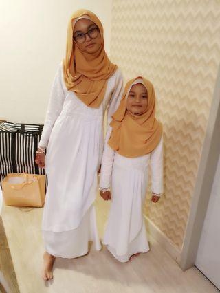 Ladies White Lacey Dress