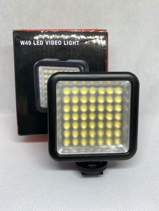 W49 Mini Portabele Dimmable Video Light Panel