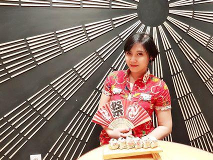 Top/Atasan Batik Merah
