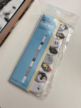 Penguin sticker markers