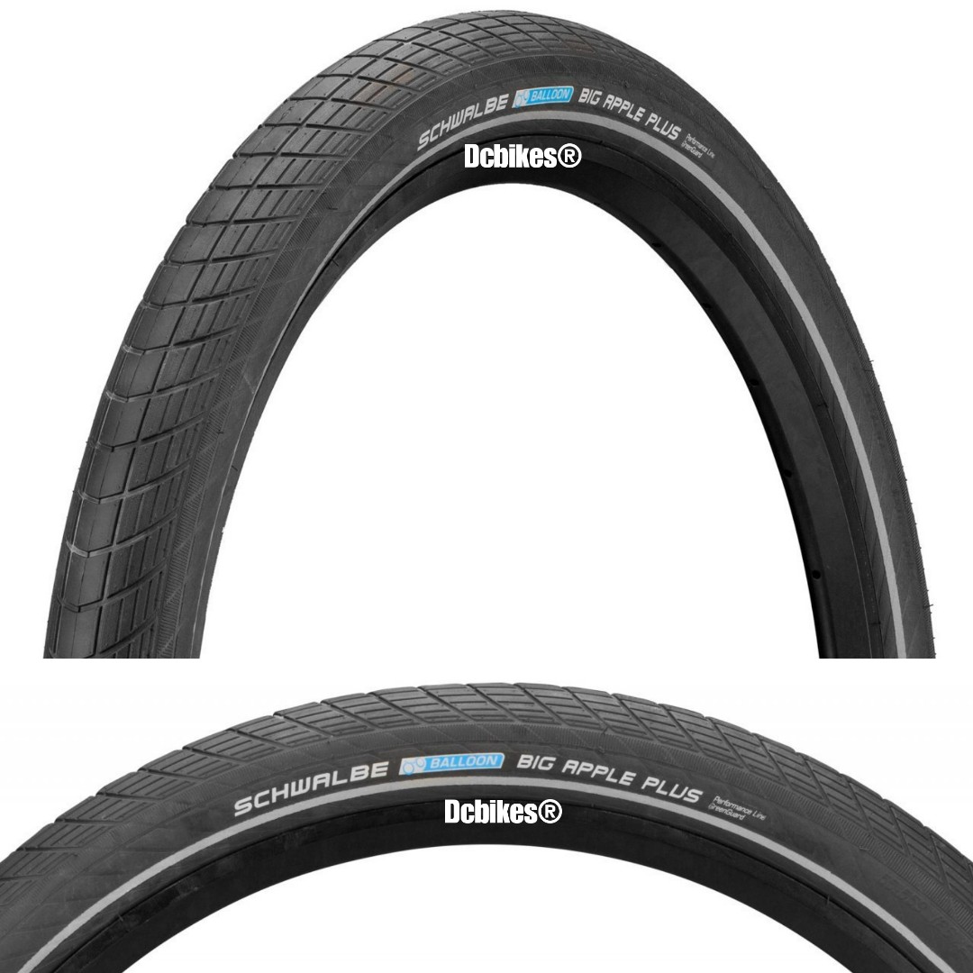 Labe De volgende protest 🆕! Schwalbe 26 X 2.15 Big Apple Twinskin Wired Tyres #Dcbikes 26er ✳️  PRICE FOR 2 TIRES ✳️, Sports Equipment, Bicycles & Parts, Parts &  Accessories on Carousell