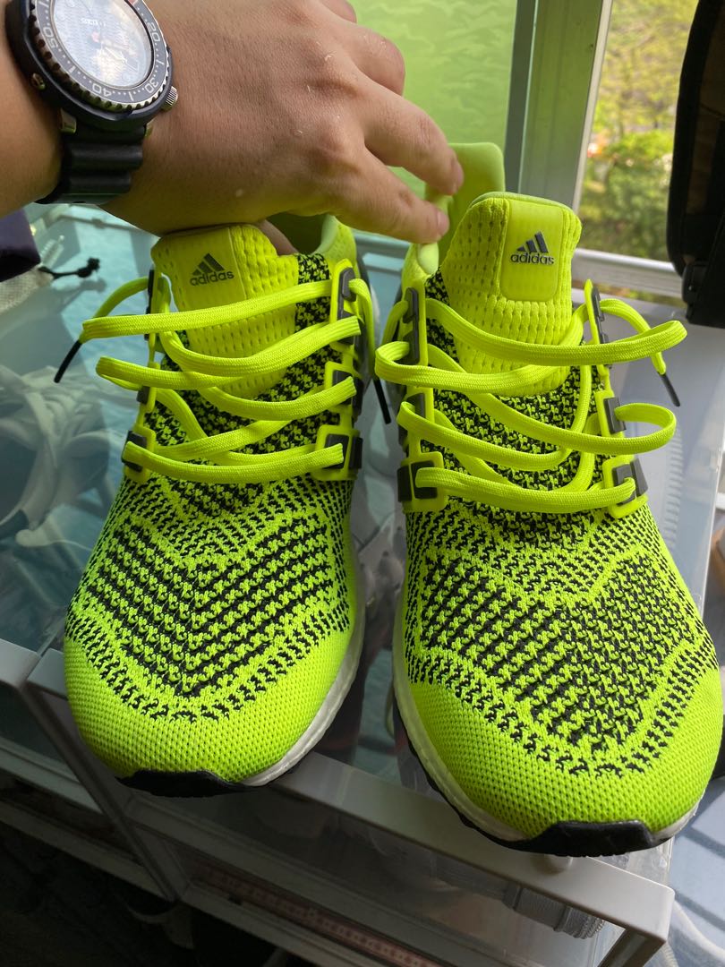 Adidas Ultra Boost 1.0 Solar Yellow, Men's Fashion, Sneakers on Carousell