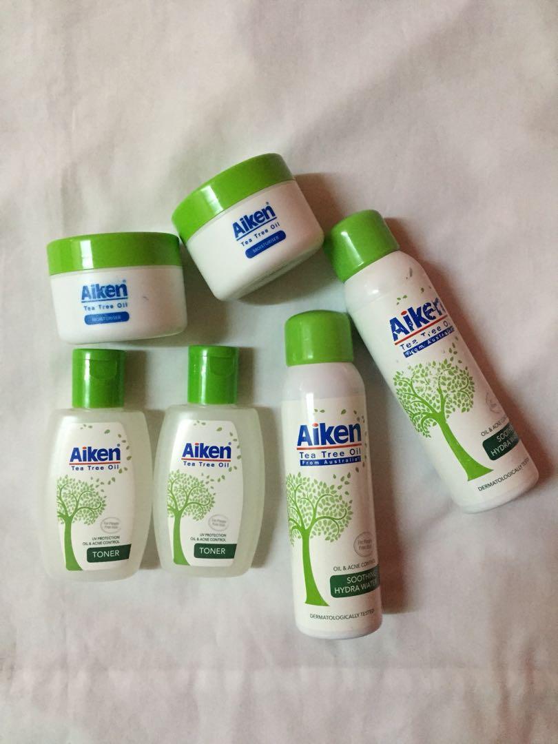 Aiken Skincare Set 2 Moisturiser 2 Toner 2 Soothing Hydra Water Health Beauty Skin Bath Body On Carousell