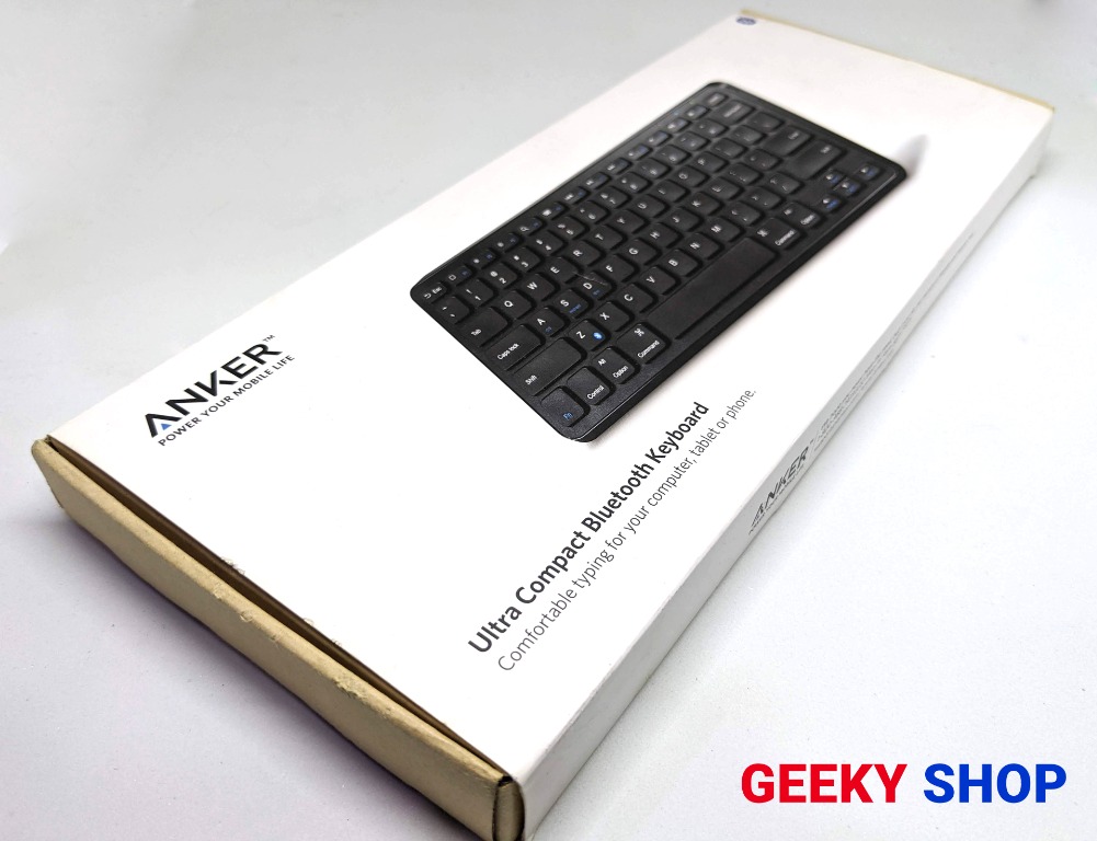Anker Bluetooth Keyboard Ultra Compact Slim & Rechargable for iPad or Mobile Devices