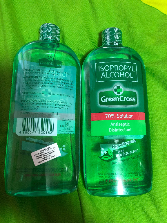 Antibacterial Hand Sanitizer/ Rubbing Alcohol/ 70 o/o Isopropyl Alcohol ...