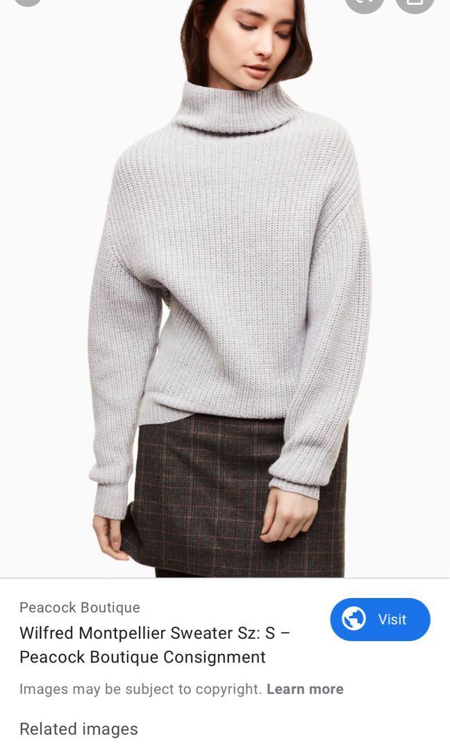 Aritzia Wilfred Montpellier Sweater Small Women s Fashion Clothes on Carousell