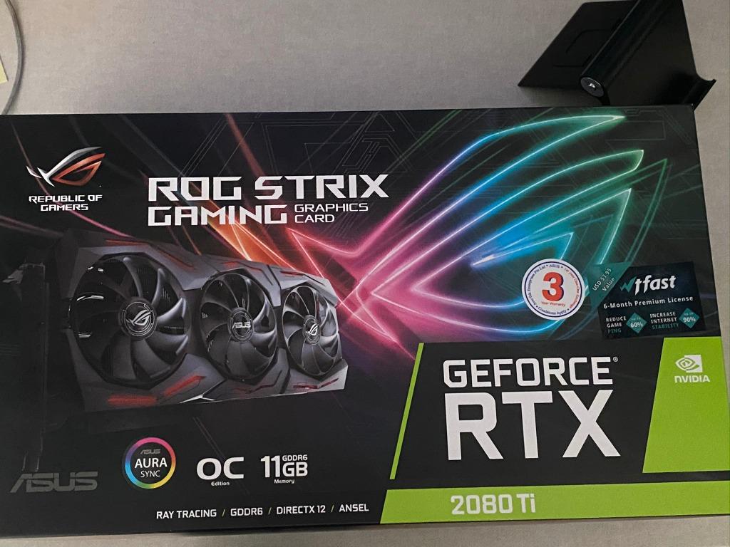Asus rog strix geforce rtx 2080ti overclocked 11g new arrivals gddr6