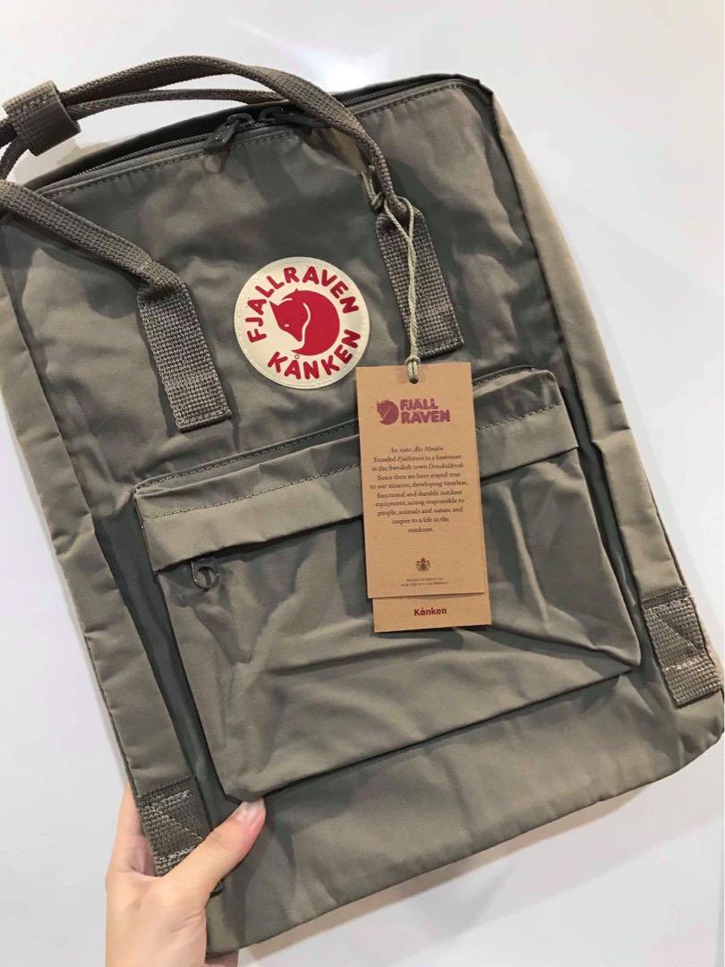 Authentic Fjall Raven Kanken Backpacks (Category: Backpacks) located in Del Monte. Submitted by channel_ccc (Listing ID 275947518, Image 2). Description: 100% Original Fjall Raven Kanken Backpacks SALE PRICE: Php 2800 (Store SRP: Php 4,995) guaranteed 💯authentic Original checklist🏅 ✔️Water-Resistant ✔️Reflector Logo ✔️Sweden Flag ✔️Laptop Sleeve Kånken is made out of durable, lightweight Vinylon F. The large main compartment with a large openin