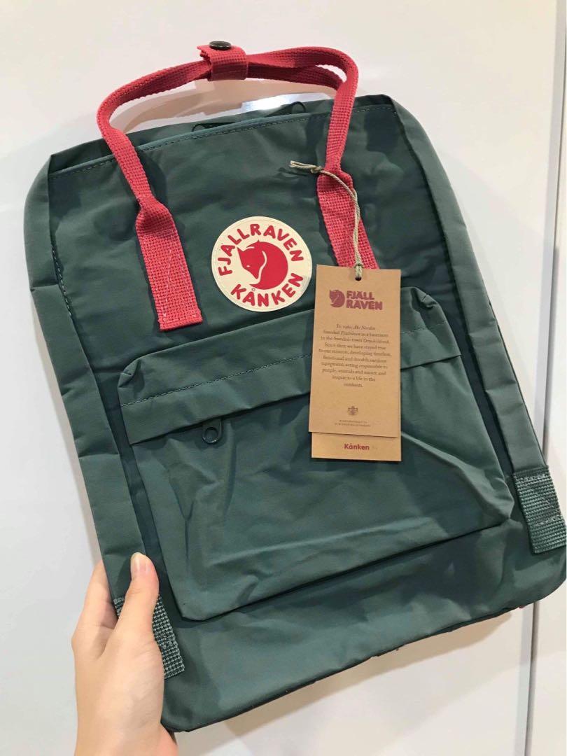 Authentic Fjall Raven Kanken Backpacks (Category: Backpacks) located in Del Monte. Submitted by channel_ccc (Listing ID 275947518, Image 1). Description: 100% Original Fjall Raven Kanken Backpacks SALE PRICE: Php 2800 (Store SRP: Php 4,995) guaranteed 💯authentic Original checklist🏅 ✔️Water-Resistant ✔️Reflector Logo ✔️Sweden Flag ✔️Laptop Sleeve Kånken is made out of durable, lightweight Vinylon F. The large main compartment with a large openin