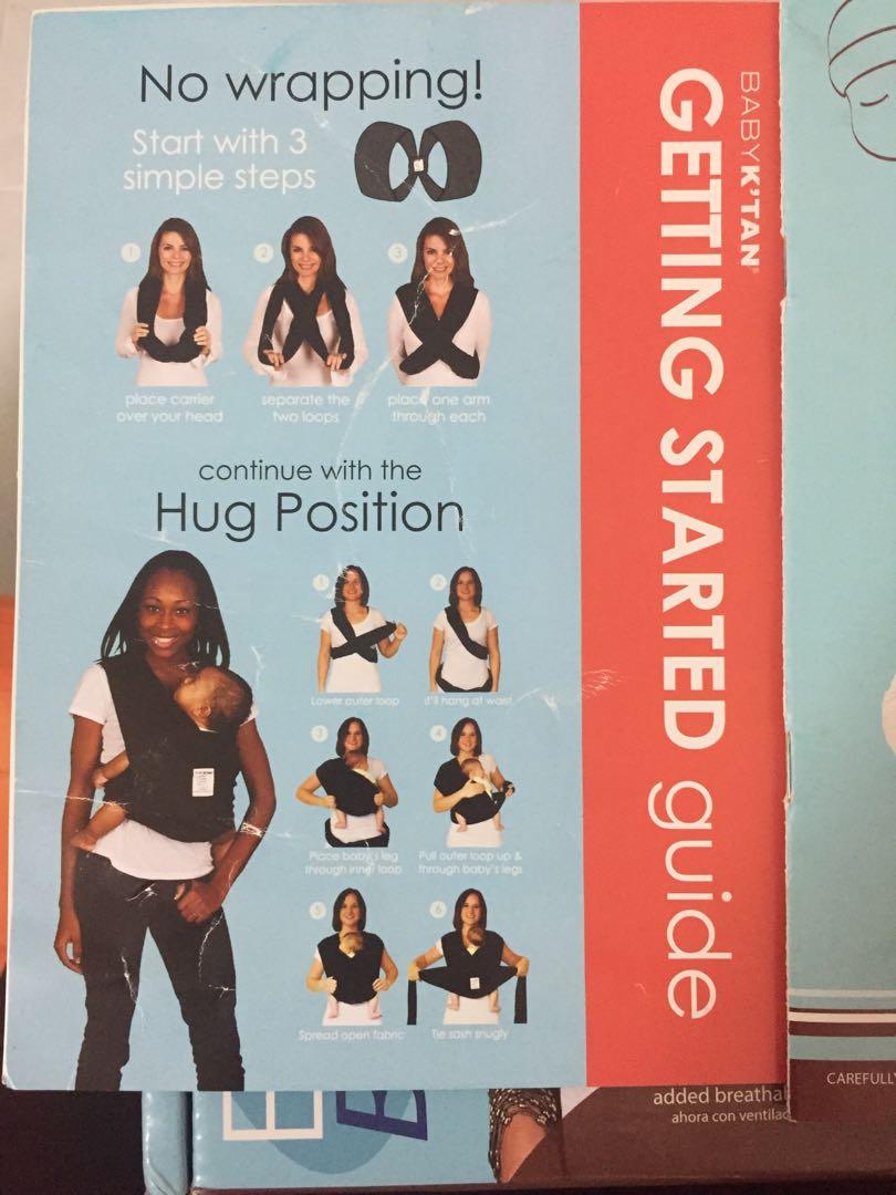 Baby K'Tan Baby Carrier Teal Color, Size Small (refer to Baby K'Tan