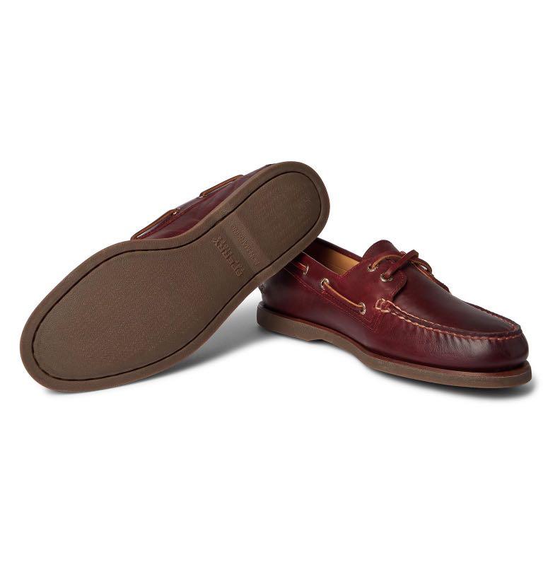 BNIB Sperry Top Sider Classic Boat Shoes Burgundy Brown