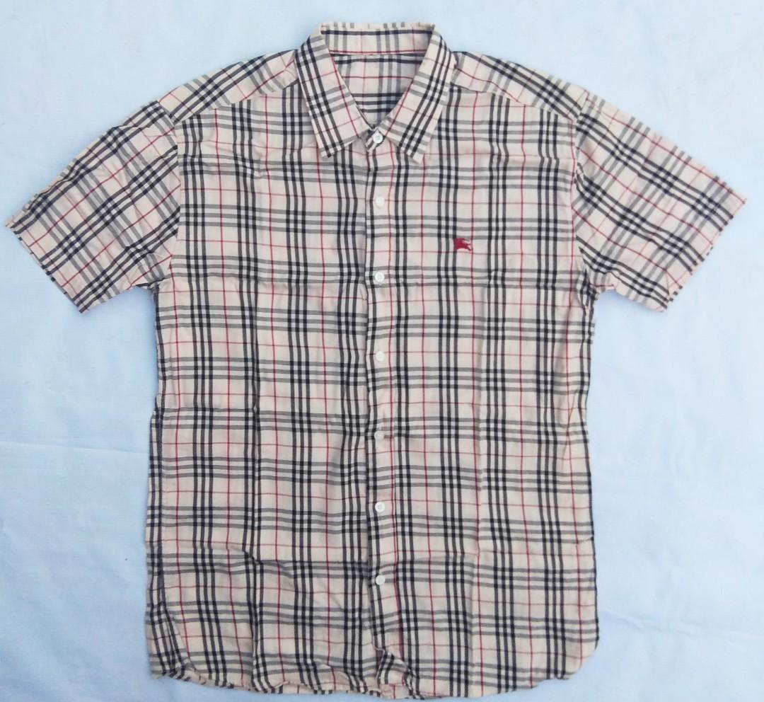Burberry plaid button down
