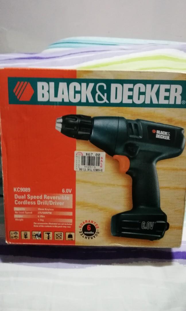 Cordless Drill- Black \u0026 Decker 
