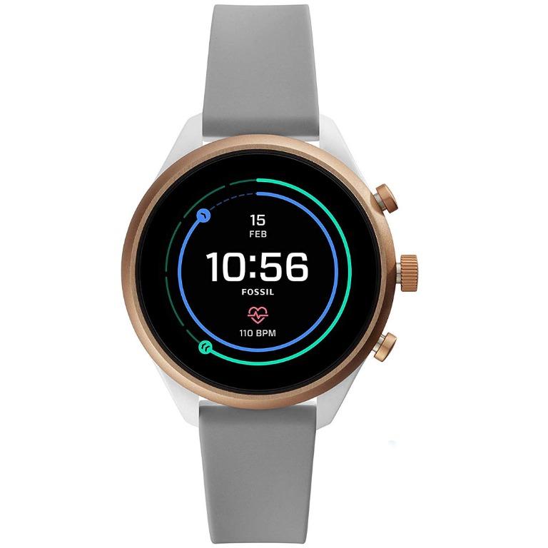 FTW6025 Fossil Sport Gray Silicone Touchscreen Smartwatch, Men's Fashion,  Watches on Carousell