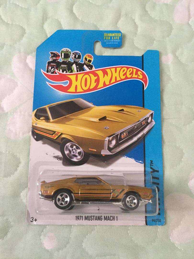 Hot wheels 1971 mustang mach 1 sale