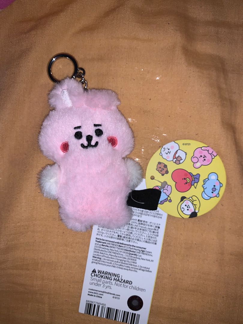 bt21 fluffy plush
