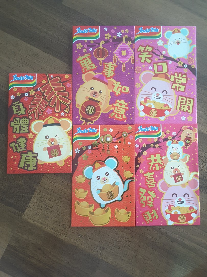 Indomie - Red Packet/Ang Pao/ Angbao, Hobbies & Toys, Stationery