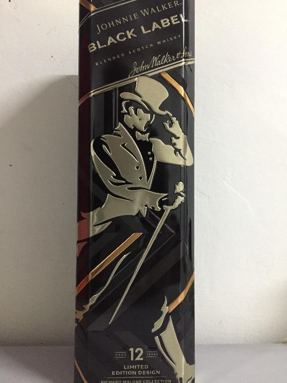 Johnnie Walker Black Label 12 yrs old, Limited Edition Design ...