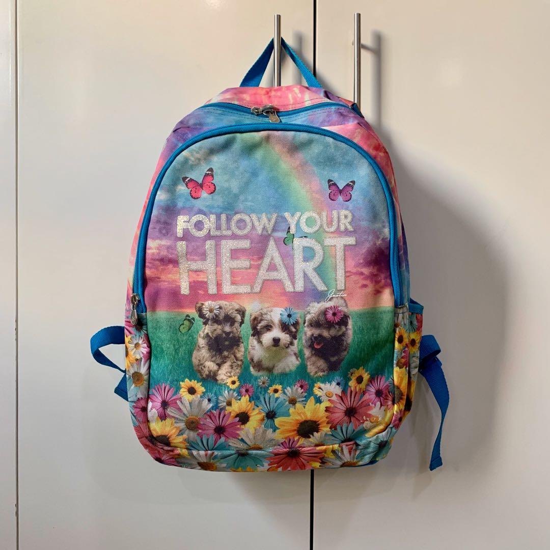 justice kids backpack