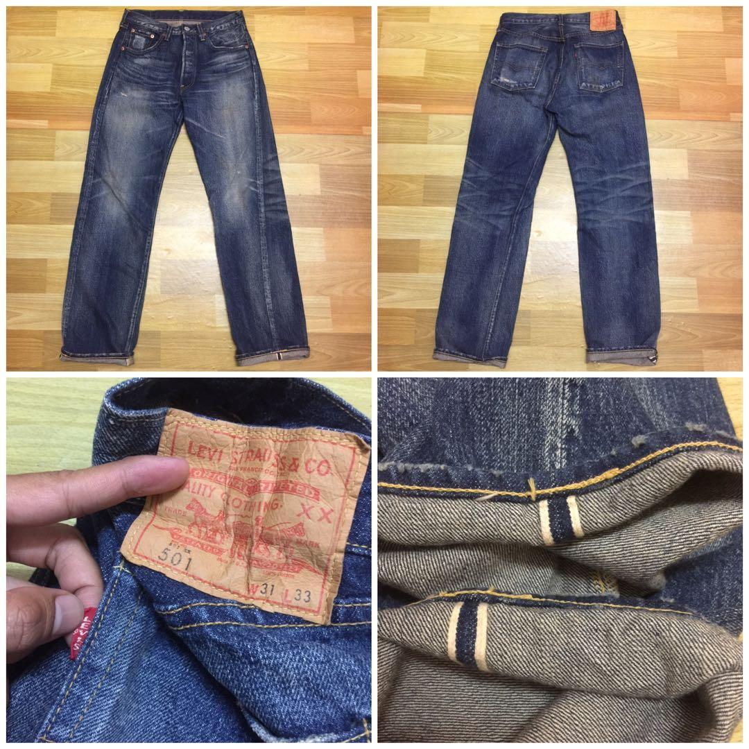 LVC LEVI'S 501XX BUCKLE BACK BIG E, Men's Fashion, Bottoms, Jeans on  Carousell