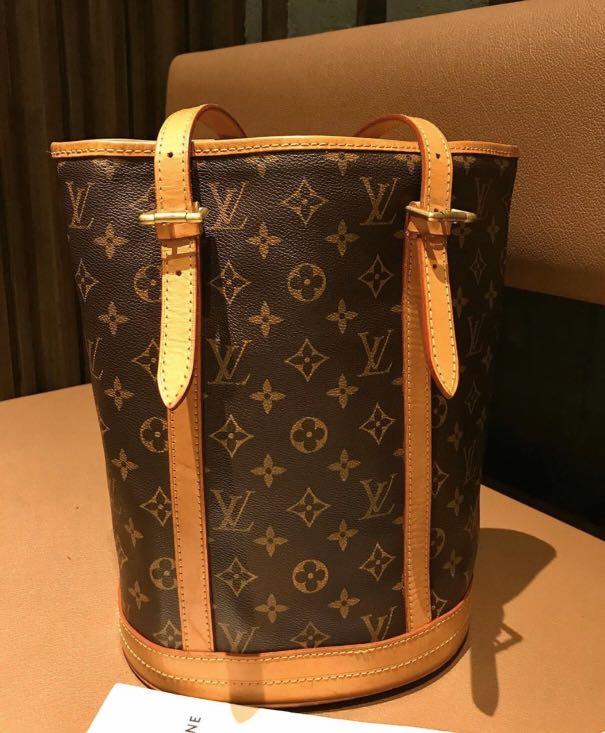 Louis Vuitton bucket tote bag-vintage, Luxury, Bags & Wallets on Carousell