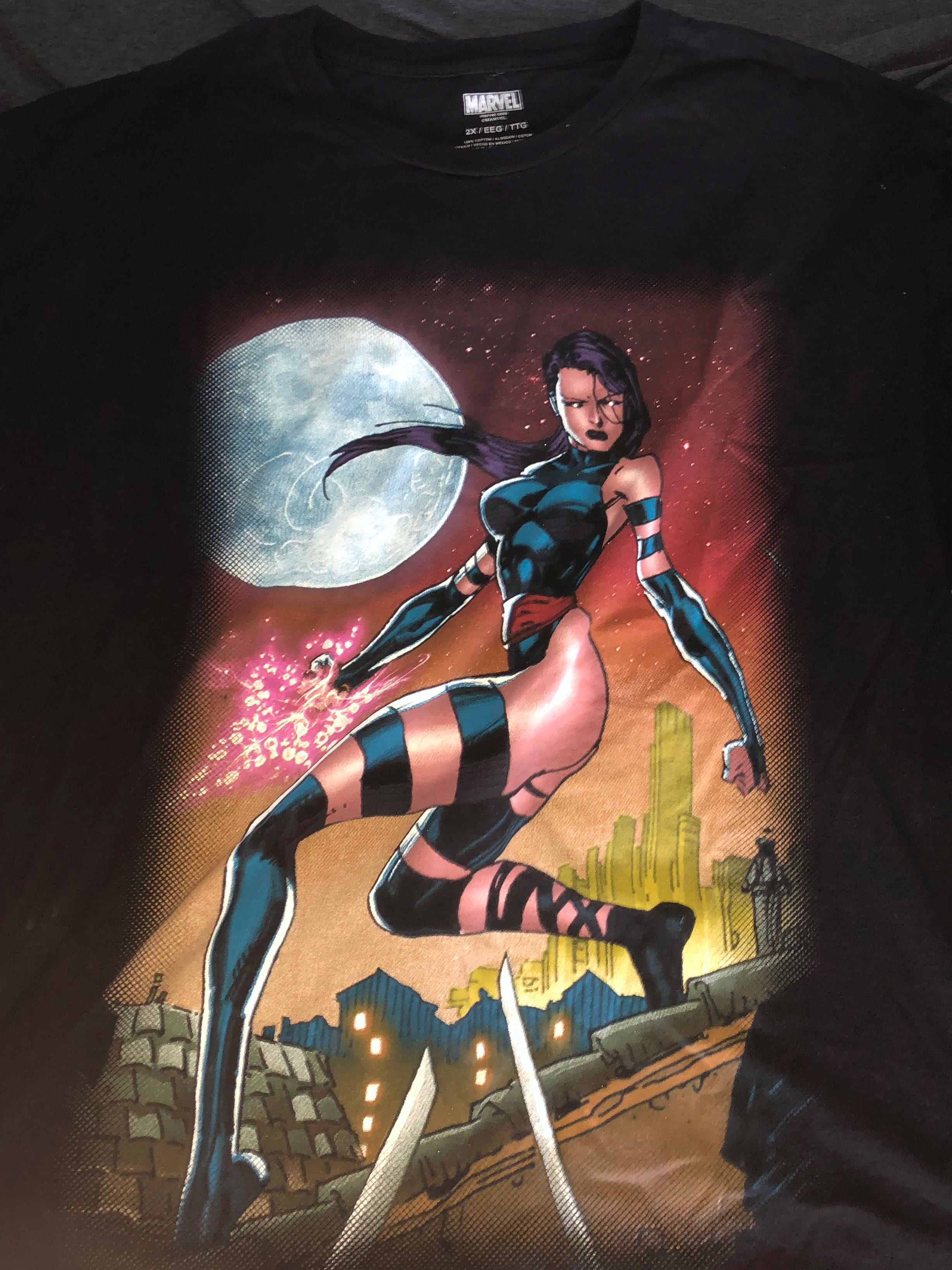 psylocke t shirt