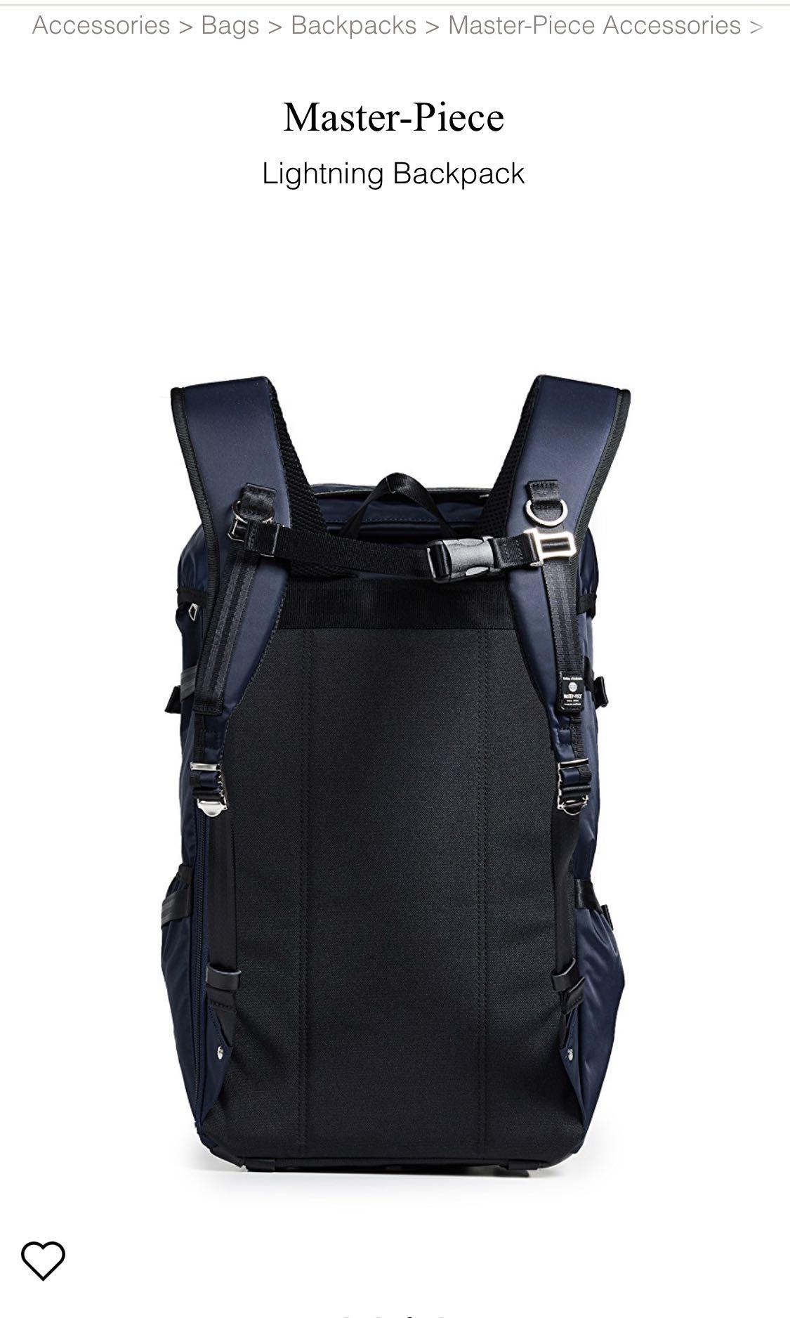 Masterpiece Lightning Backpack Made in Japan, Men's Fashion, Bags