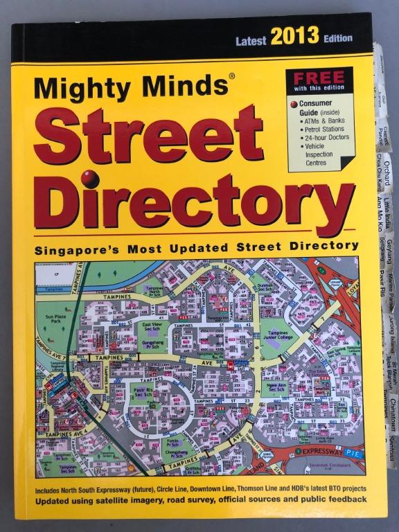 Mighty Minds Singapore Street Directory Latest 2013 Edition Rarely Used Near Perfect Condition Babies Kids Going Out Other Babies Going Out Needs On Carousell