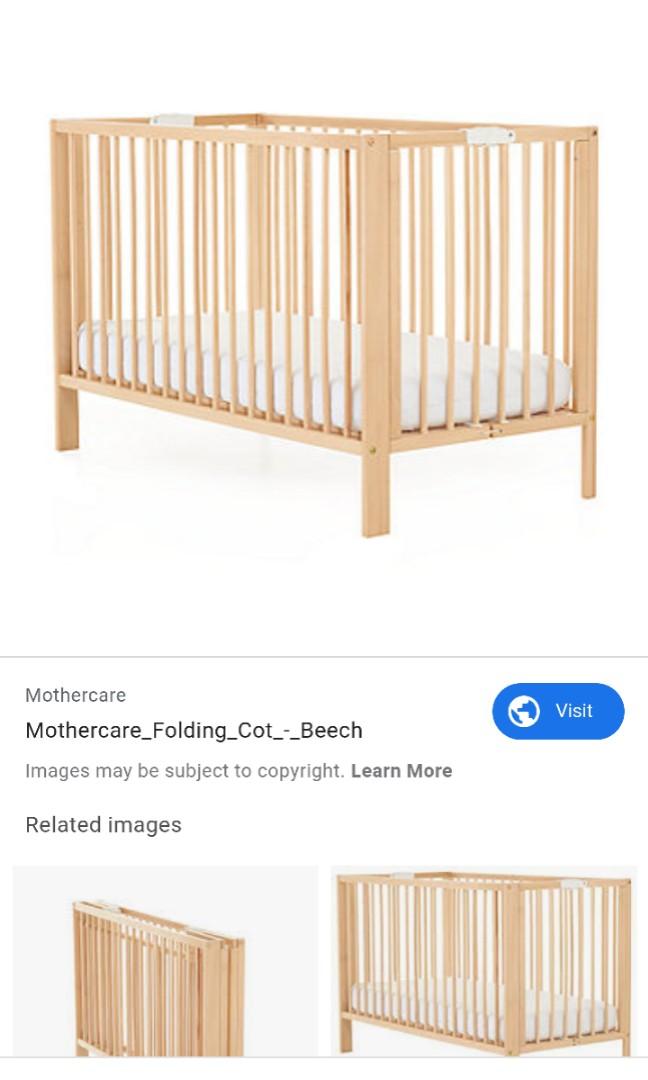 mothercare foldable cot