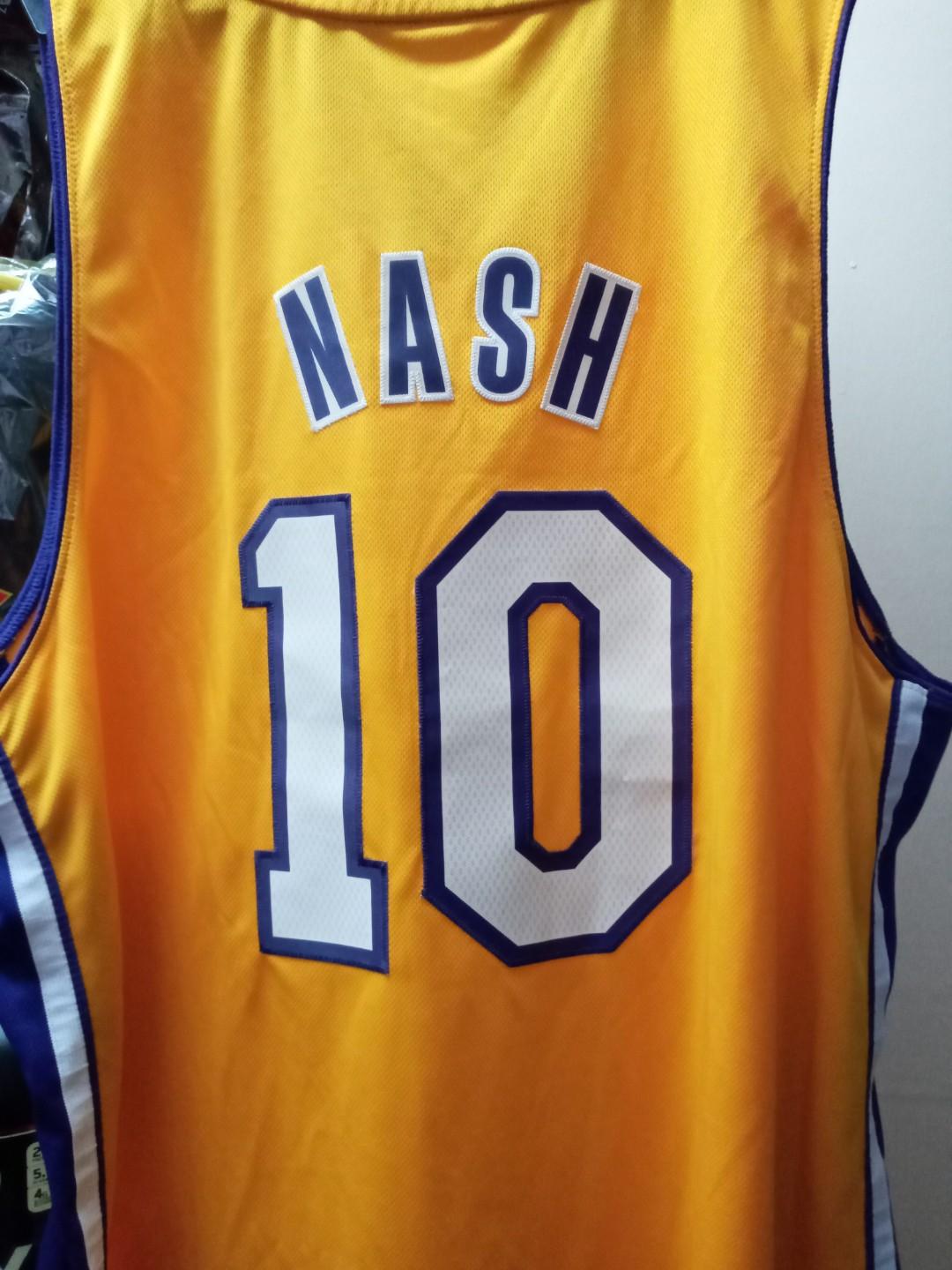 Nba Lakers Steve Nash Authentic Jersey XL, Men's Fashion ...