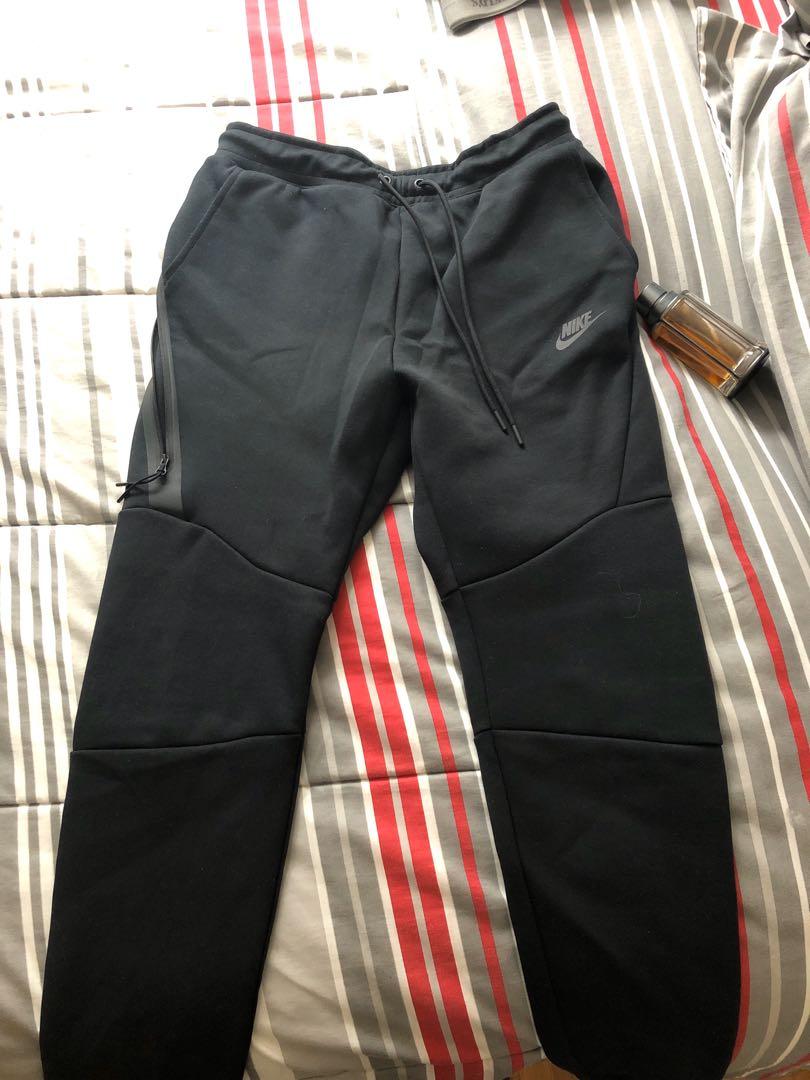 nike tech fleece pant black