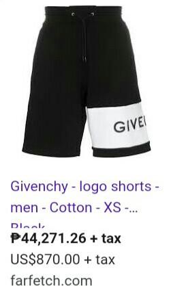 Givenchy shorts price shop