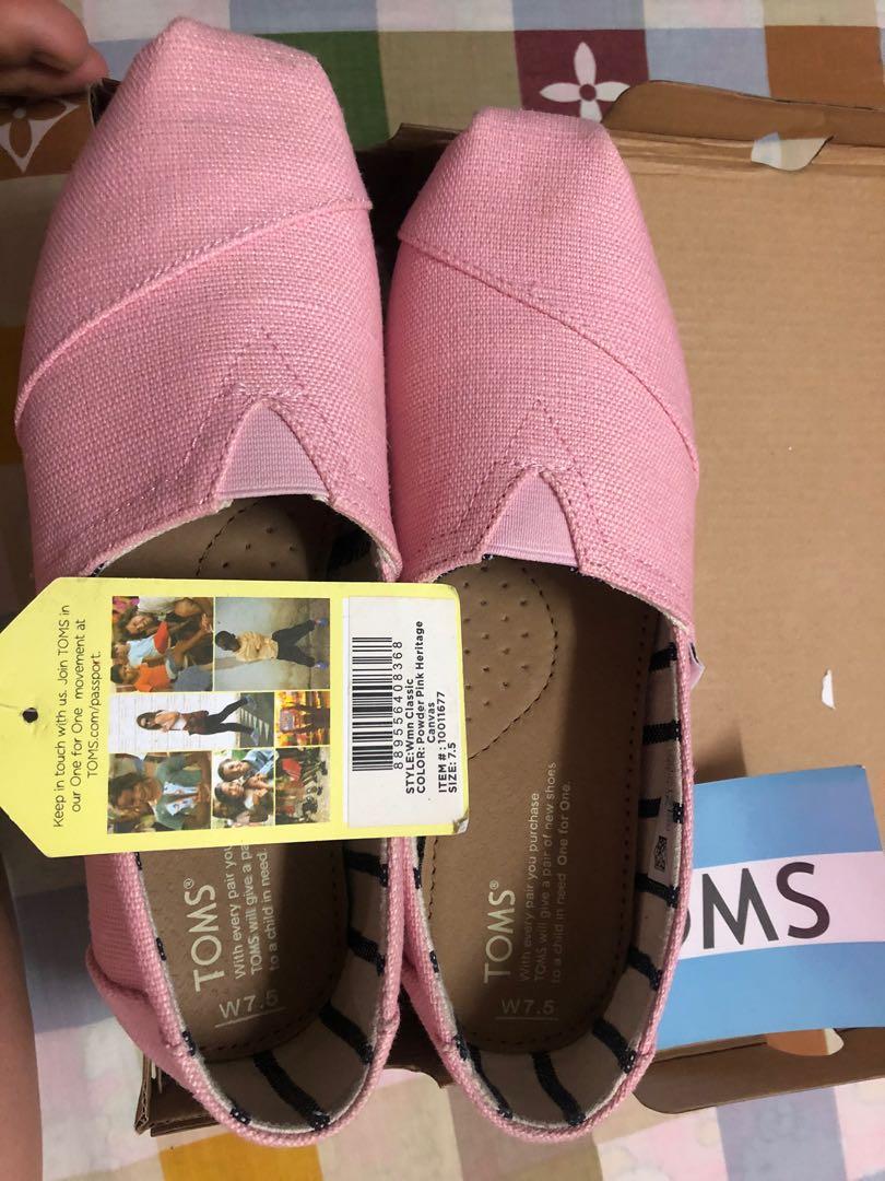 powder pink toms