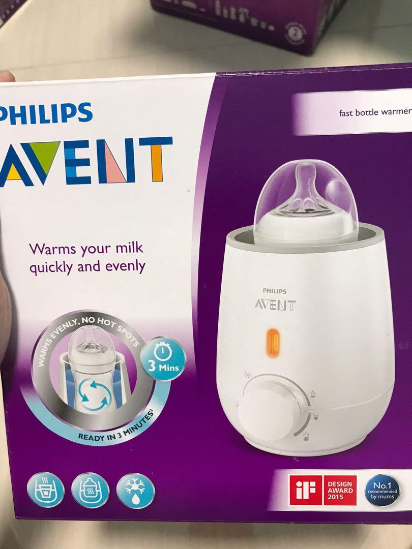 warmer bottle avent