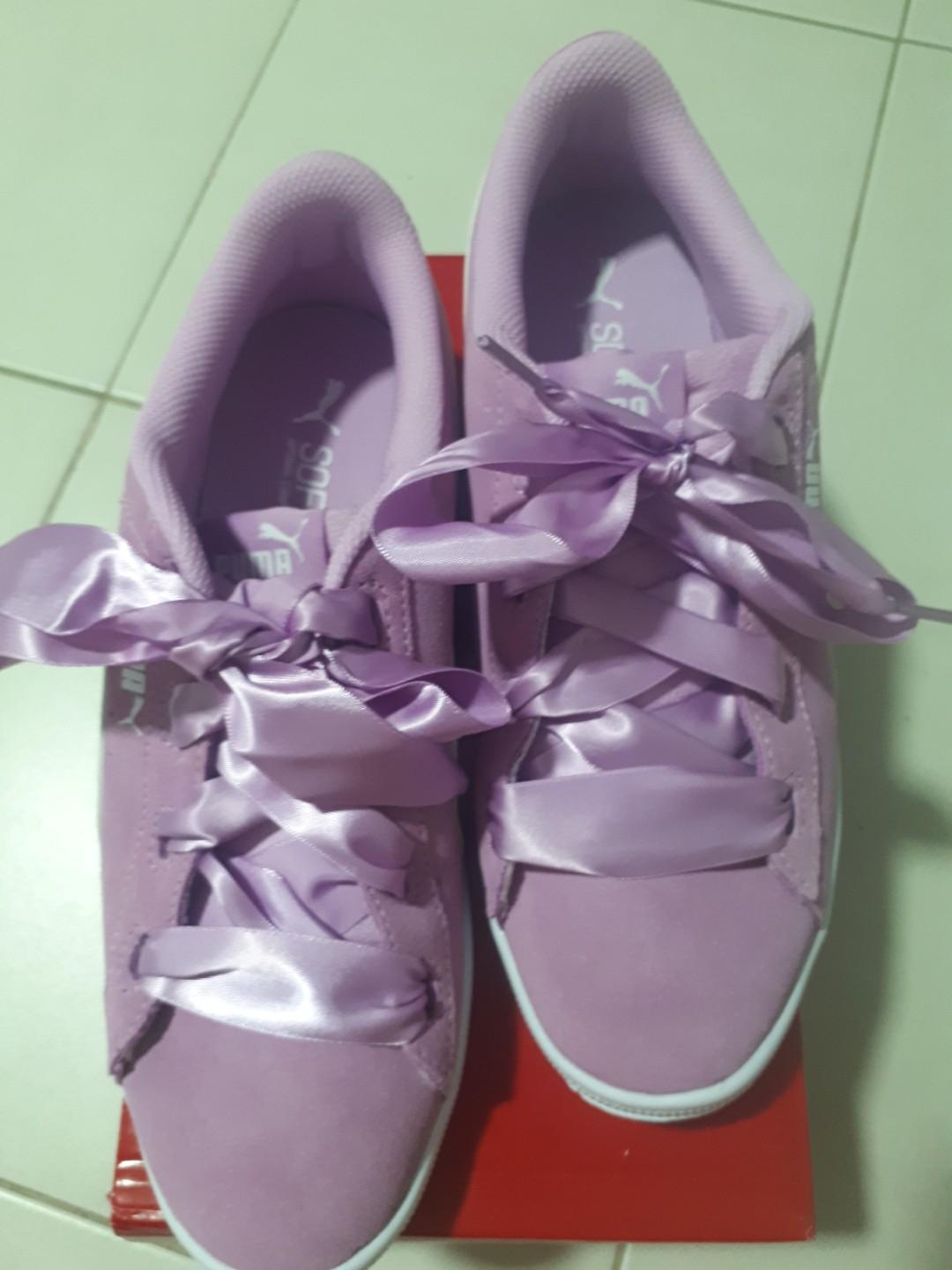Puma Vikky Ribbon Shoe Women s Fashion Footwear Sneakers on