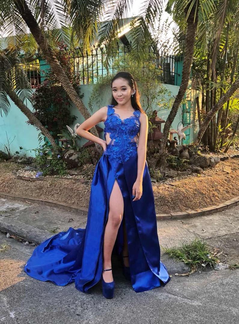 Royal Blue Gown for JS Prom TOC Debut Women s Fashion Dresses