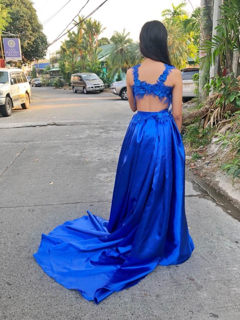 Shopyoyo on X: Cute Blue Prom Dress, Source:  #prom2019  / X