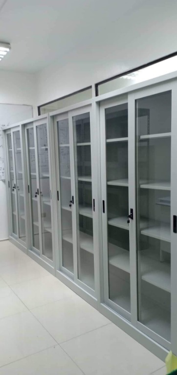 Sliding Glass Door Filing Cabinet, Furniture & Home Living, Office ...