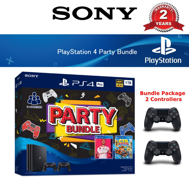 playstation 4 bundle 2 controllers