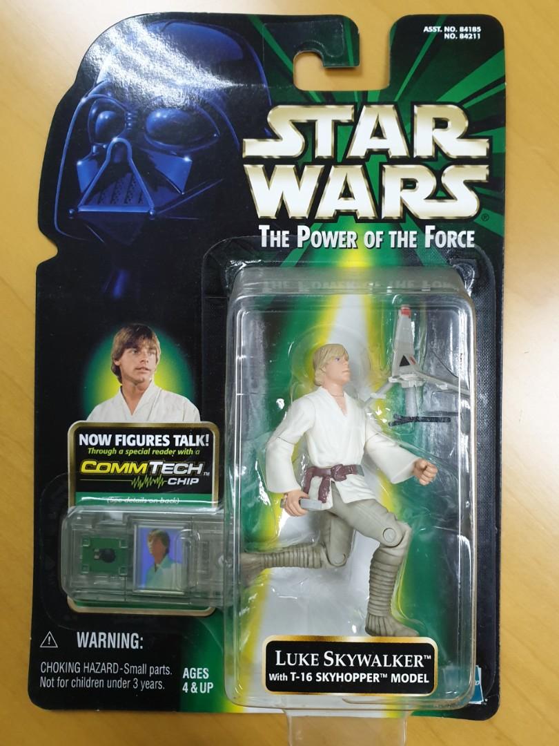 Hasbro Star Wars Commtech Luke Skywalker With T 16 Skyhopper Action Figure for sale online 
