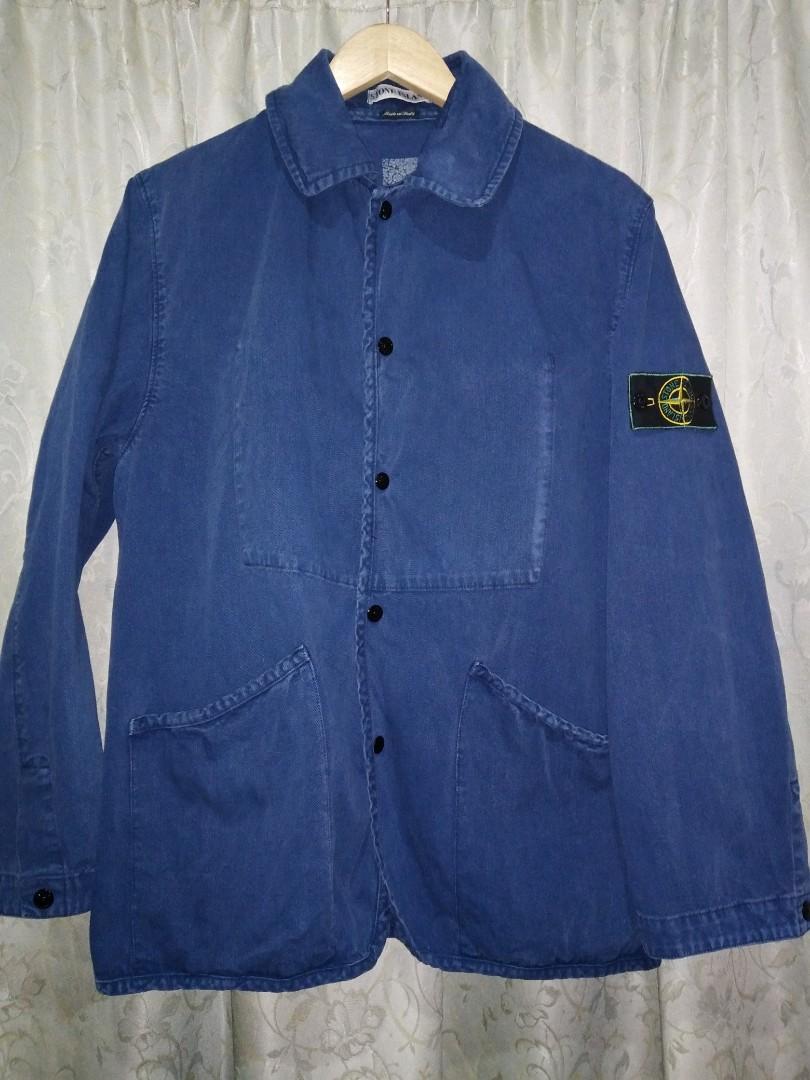Stone island vtg ss 1997 denim chore jacket Men s Fashion Coats