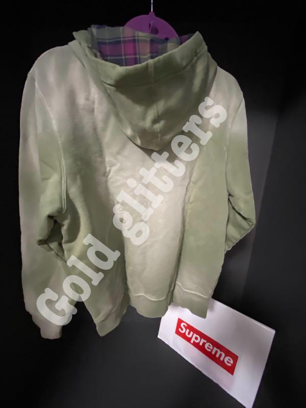 Supreme bleached zip up sweatshirt on sale