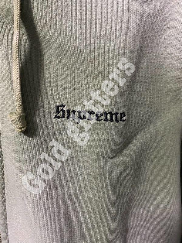 Gold 2024 supreme hoodie