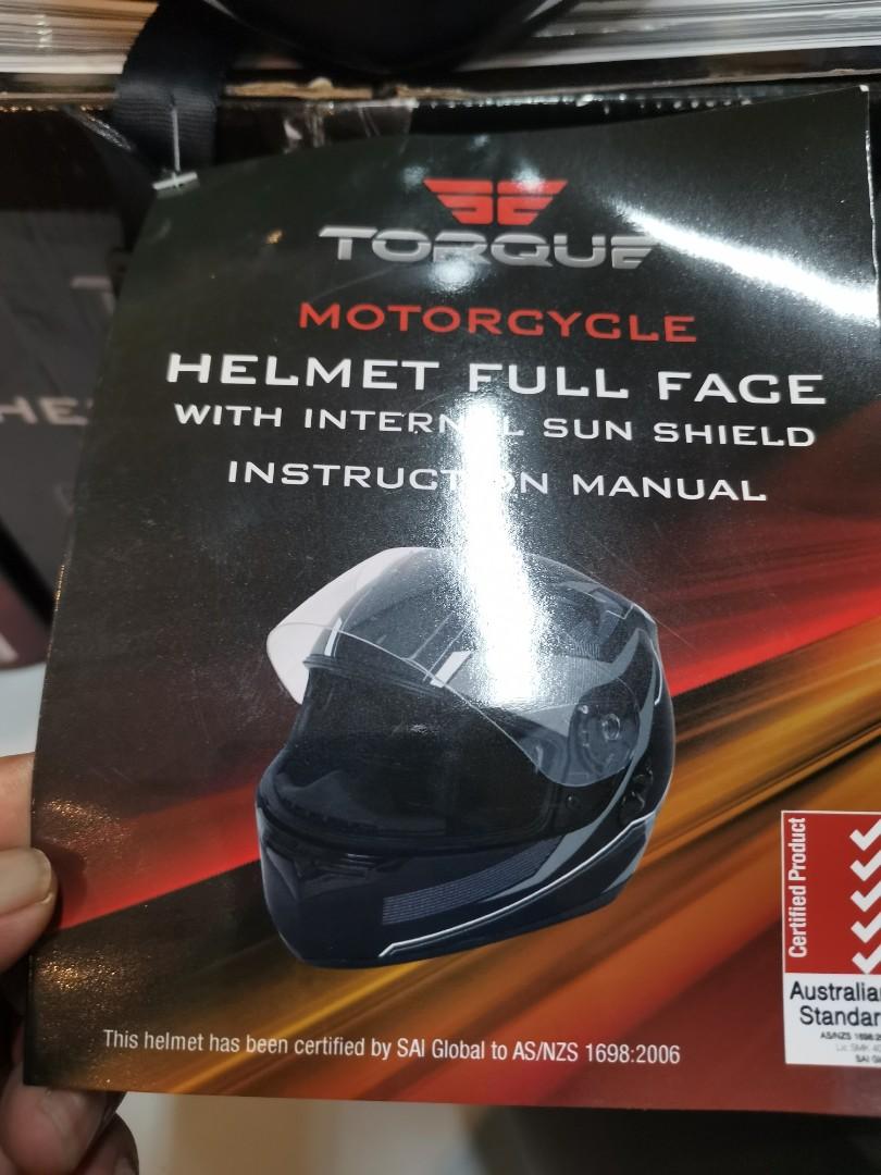 Torque motorcycle hotsell helmet full face