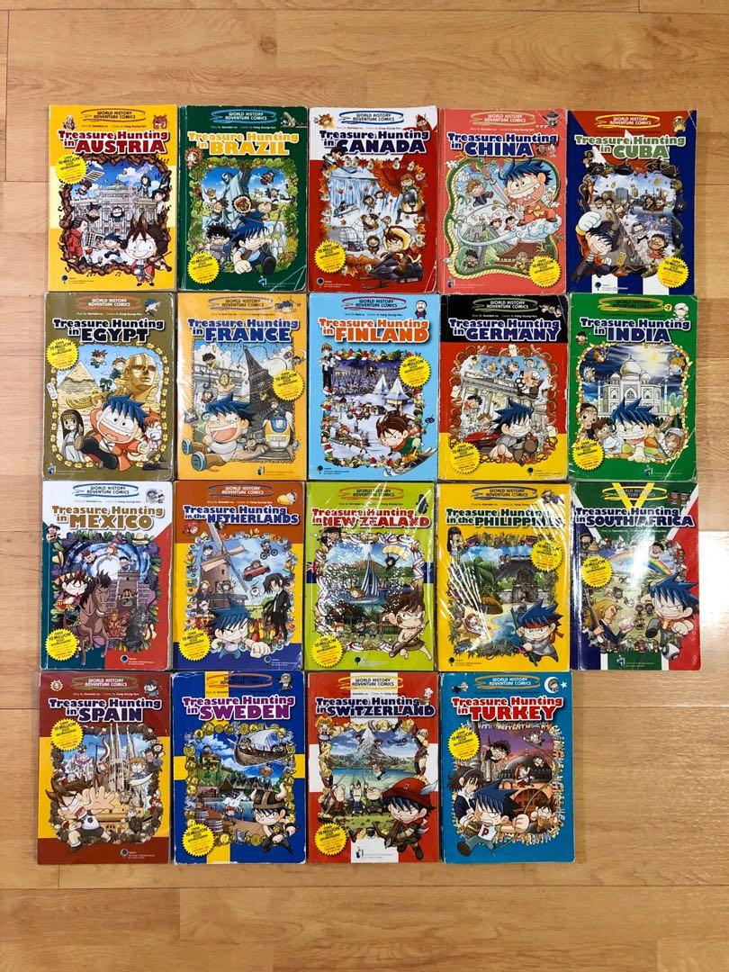Treasure Hunting Series World History Adventure Comics Books Stationery Comics Manga On Carousell
