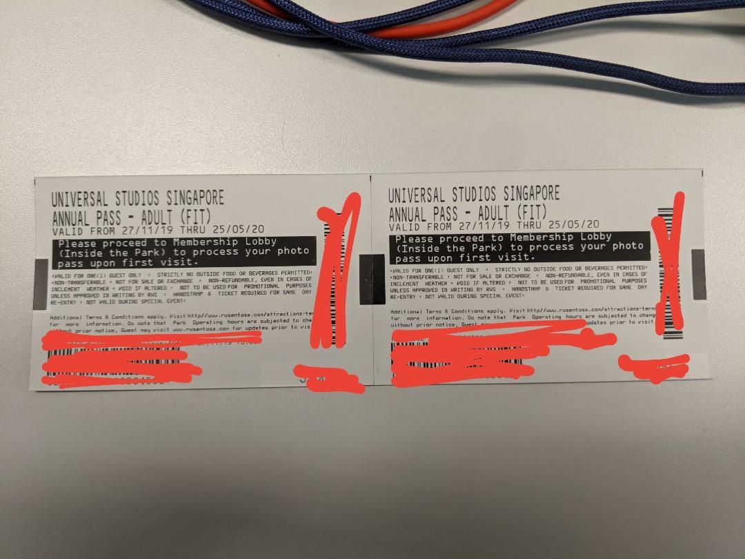 USS Annual Pass, Tickets & Vouchers, Event Tickets on Carousell