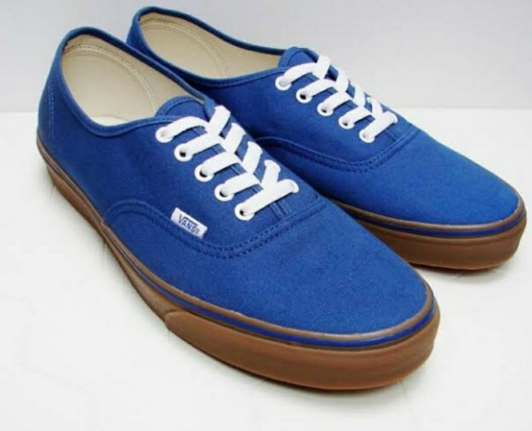 vans blue gum sole