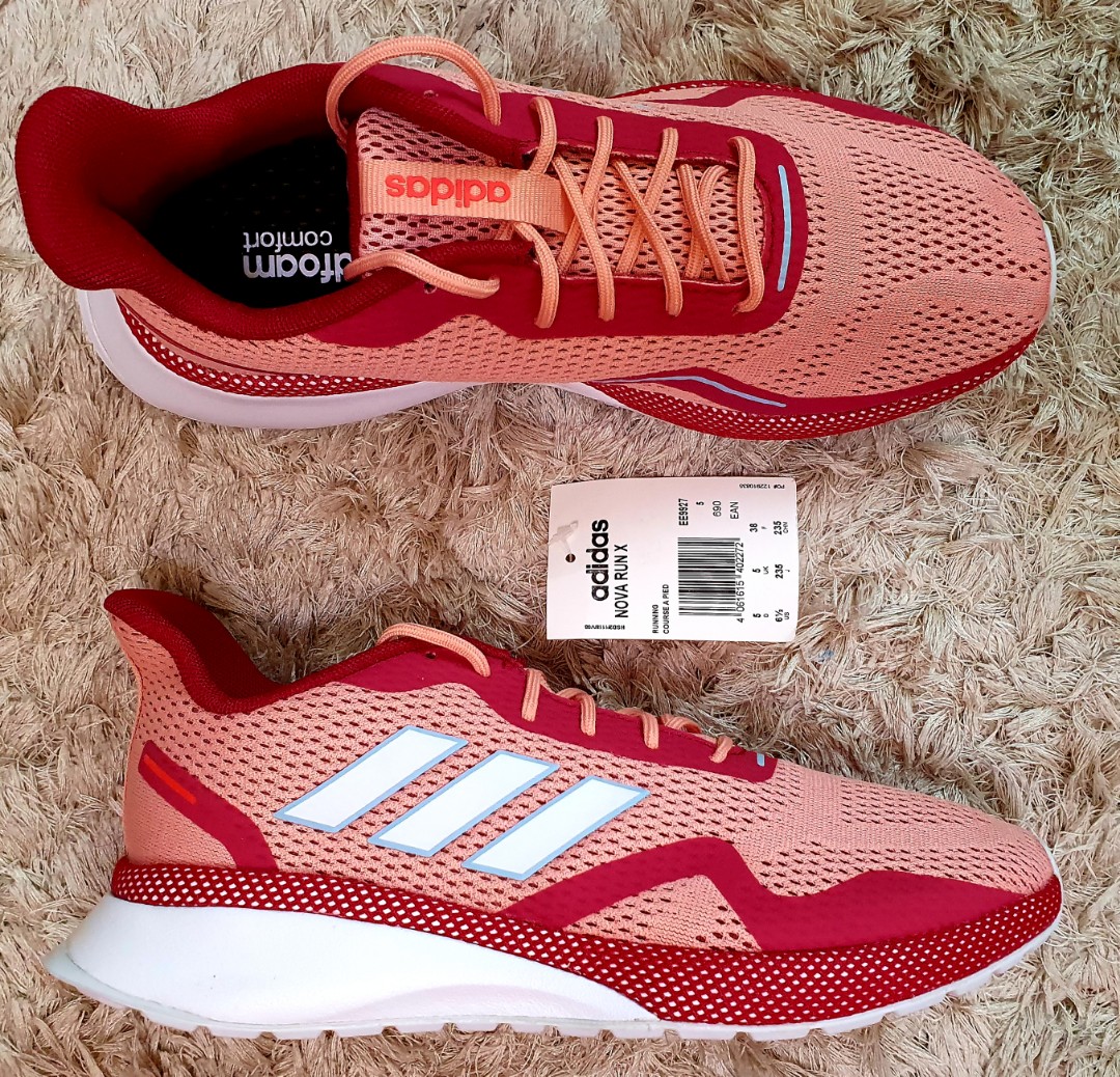 Without box) Adidas Nova Run X running shoes size 6.5 US for women (fits  7-7.5). 2900. Before: 6000, Women's Fashion, Shoes, Sneakers on Carousell